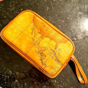 Alviero Martini Clutch Bag world map